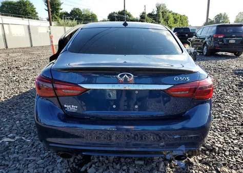 2018 Infiniti Q50 Luxe из США, поврежденный, VIN JN1EV7AR1JM434826